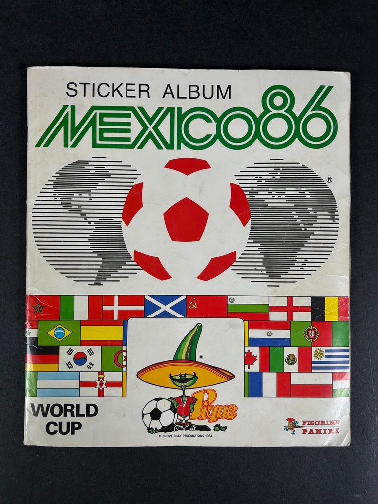 1986 Panini WC Mexico 86 - 1 Album completo - Good (GD) #1.0
