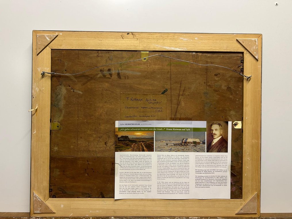 Franz Korwan (1865-1942) - Hafen von Munkmarsch a/Sylt #4.3