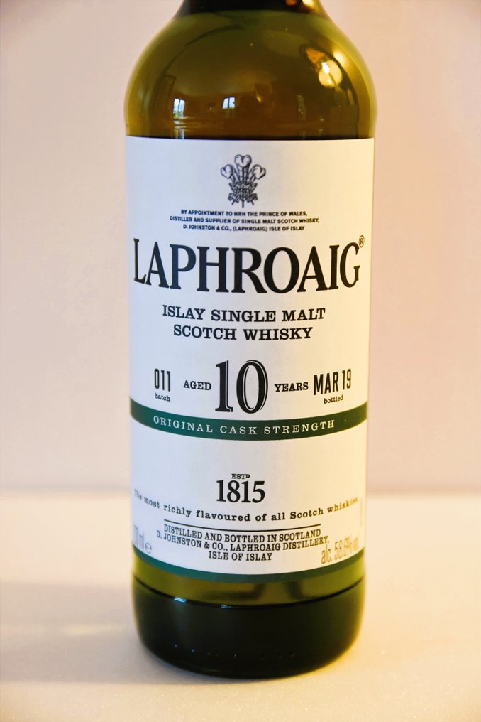 Laphroaig 10 years old Original Cask Strength Batch 011  - b. 2019  - 70厘升 #3.2