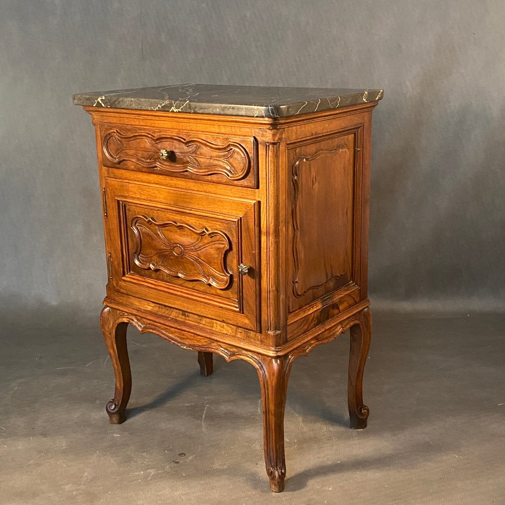 Ερμάριο - Ξύλο, Μάρμαρο, Ιταλική χειροτεχνία στυλ Luis XV°. #1.0