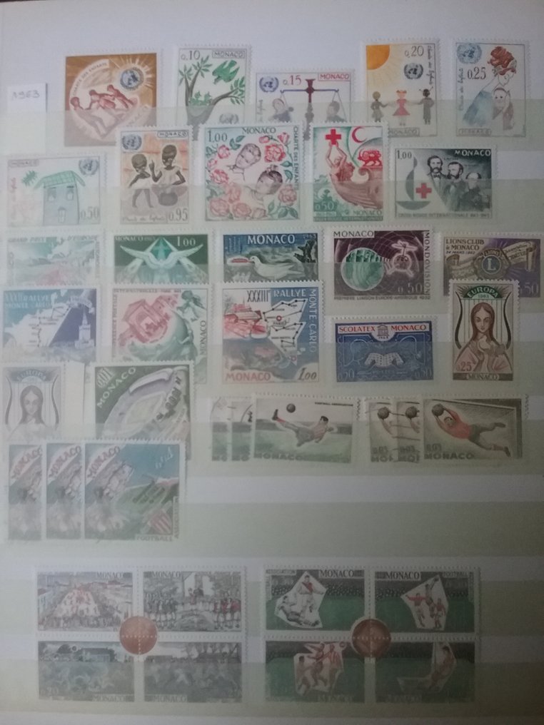 Monaco 1960/1973 - Formidable lot of 14 complete years of Monaco stamps. From 1960 to 1973. Mint without hinges. - YVERT ET TELLIER #4.3