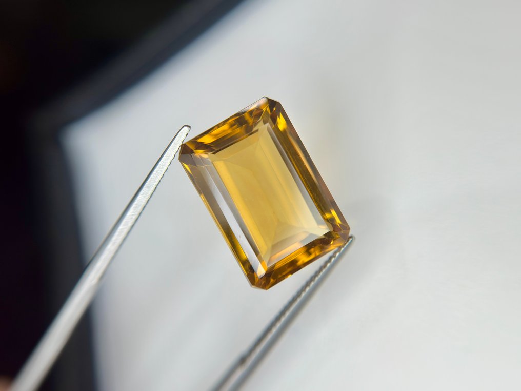 χωρίς τιμή ασφαλείας - 1 pcs  Κίτρινο, Πορτοκαλί Κιτρίνης  - 22.46 ct - Διεθνής Ένωση Έγχρωμων Πολύτιμων Λίθων (ICA GemLab) - Εντυπωσιακό μοναδικό κιτρίνη. #1.0