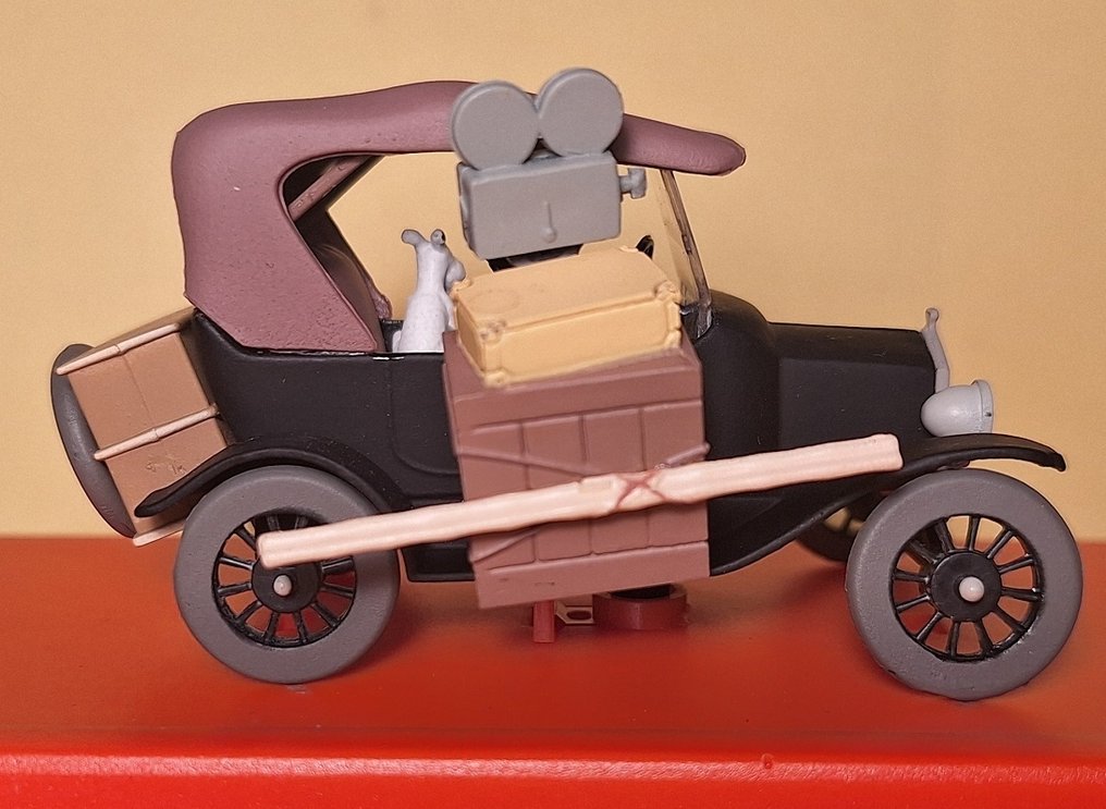 Atlas 1:43 - 模型敞篷車  (2) - Ford T 1910, Lincoln Zephyr - 由赫尔格绘制，Moulinsart / Atlas 出版。 #4.3