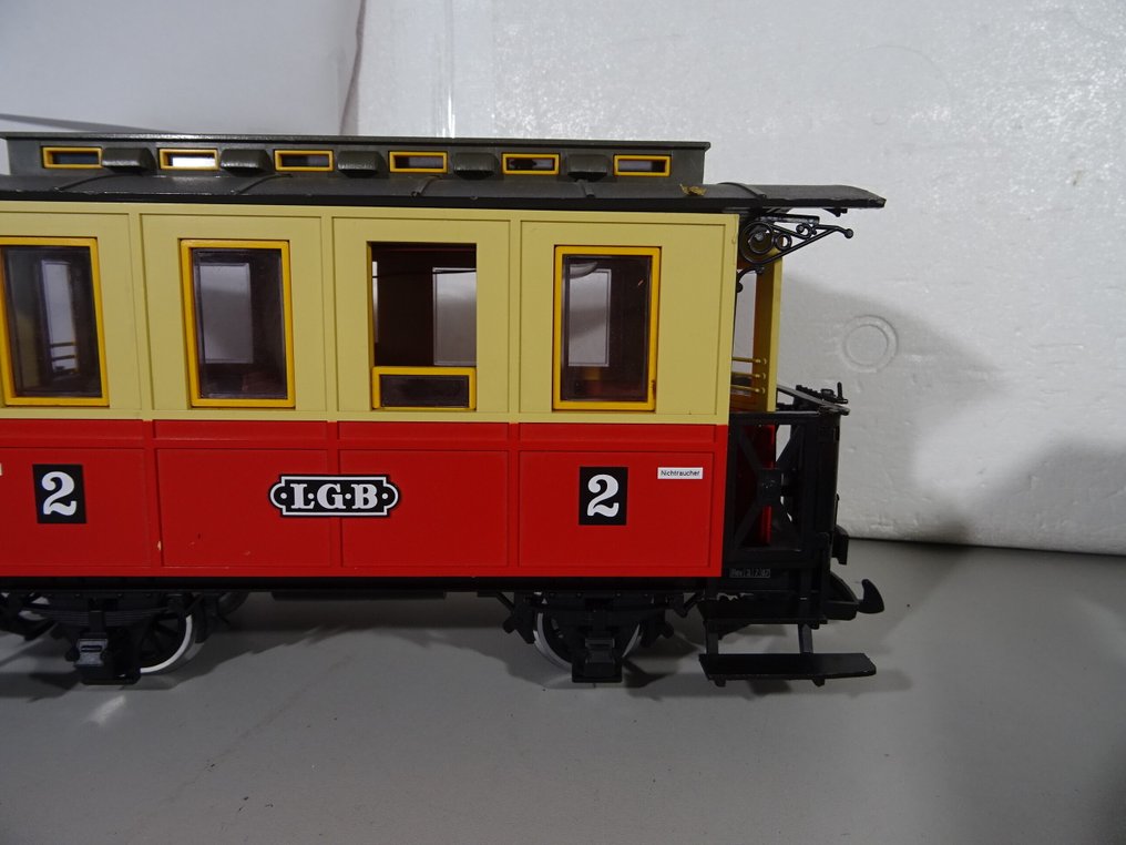 LGB G - Επιβατικό τρένο μοντελισμού (1) - Αμαξώματα επιβατών με εσωτερικό φωτισμό. #2.1