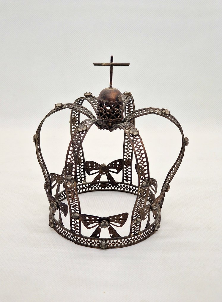 Ιερός σταυρός με Corona - Μεταλλική filigrana. - Στέμμα #1.0