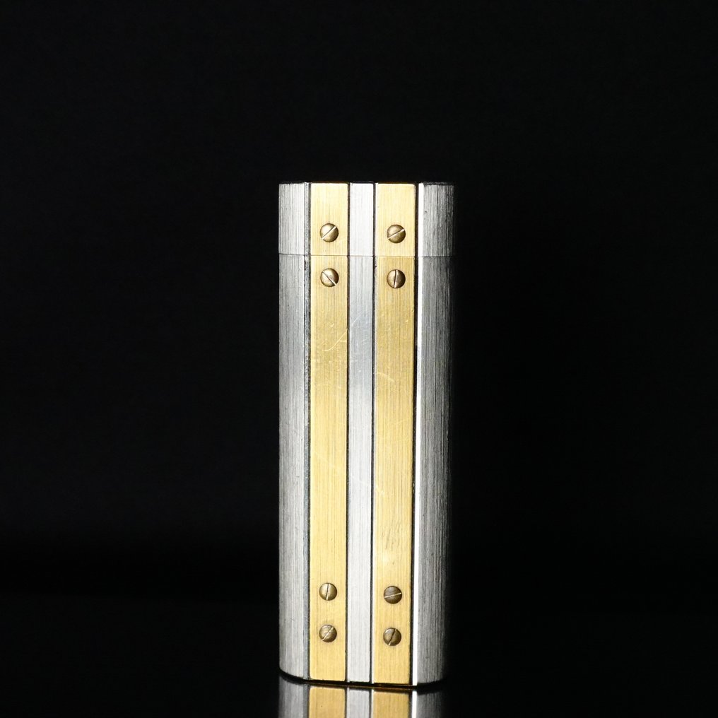 Cartier - Vintage Gas Lighter Santos - Sem preço de reserva - Isqueiro - Banhado a prata, Banhado a ouro #1.0