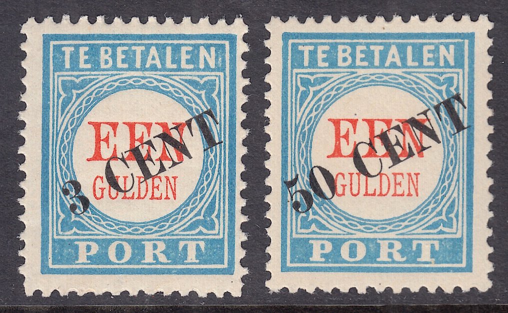 Ολλανδία 1906/1910 - Εκτύπωση γραμματοσήμων - NVPH P27/P28 #1.0