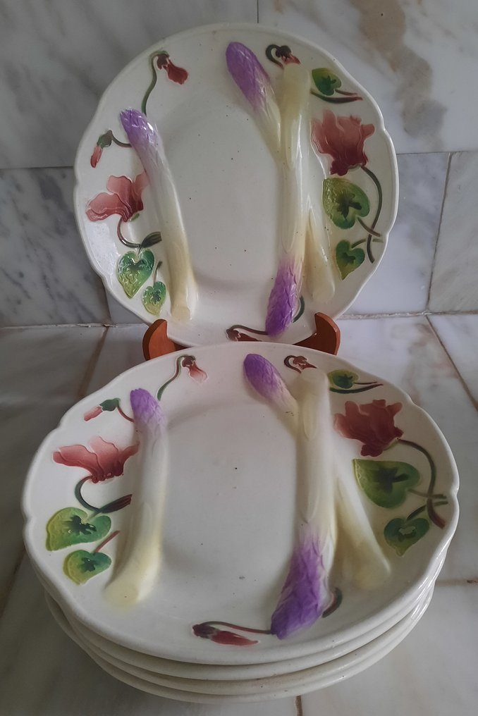 K&G Saint Clement barbotine aspergeservies - Σετ δείπνου (6) - Κεραμικό #4.3