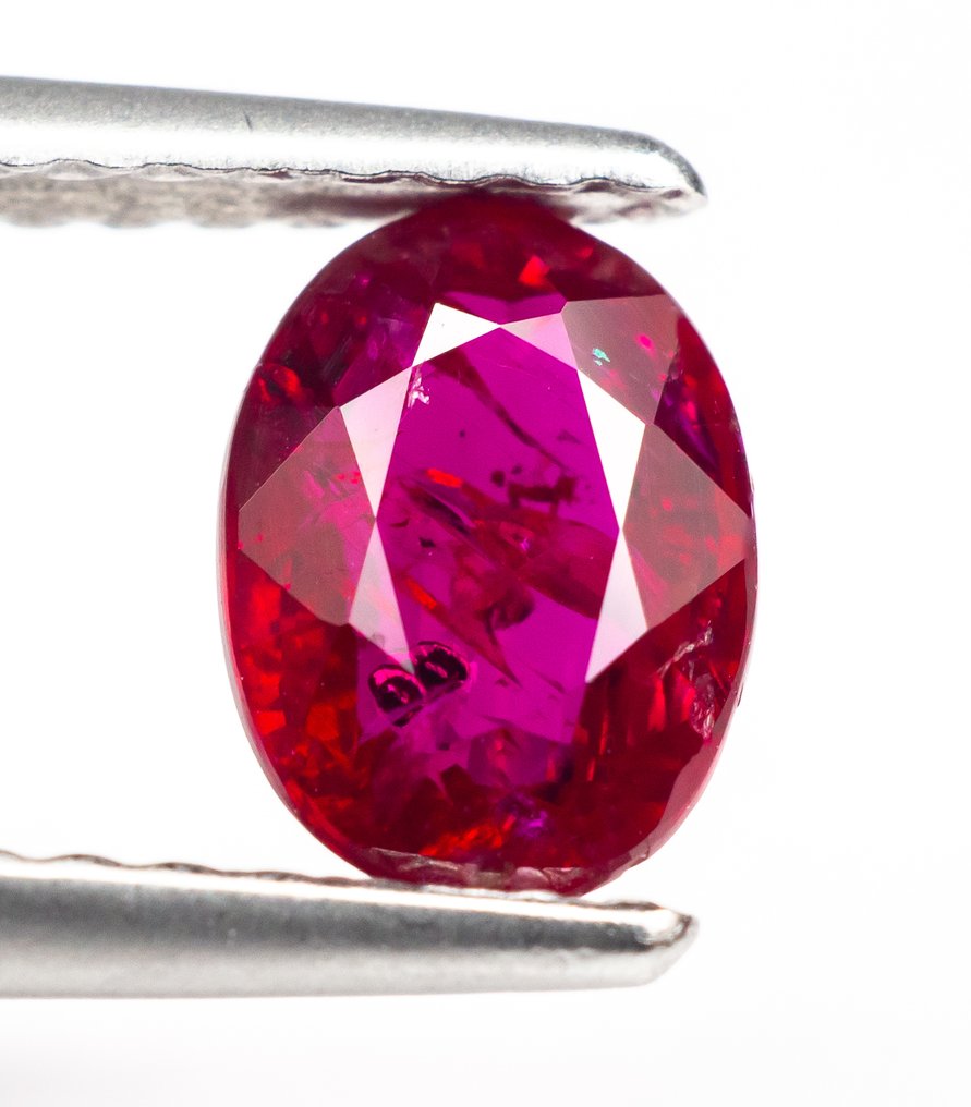 χωρίς τιμή ασφαλείας Ρουμπίνι - 1.03 ct - Lotus Gemology - Έντονο Κόκκινο (Μοζαμβίκη) #1.0