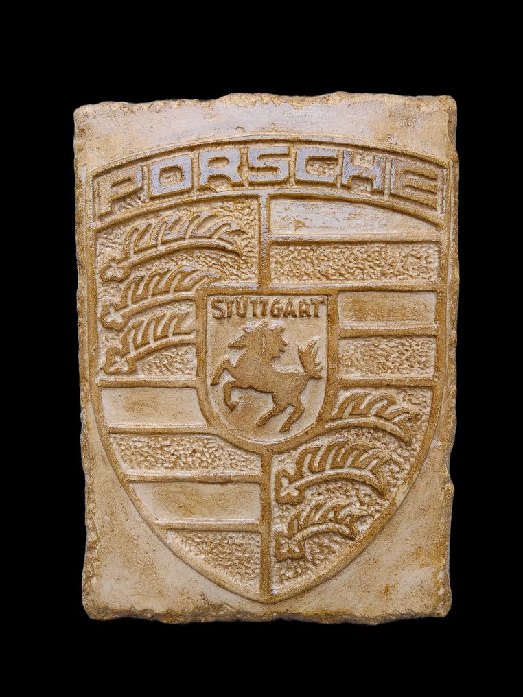 Sculpture, "Stemma Porche" - 29 cm - mineral stone #1.0