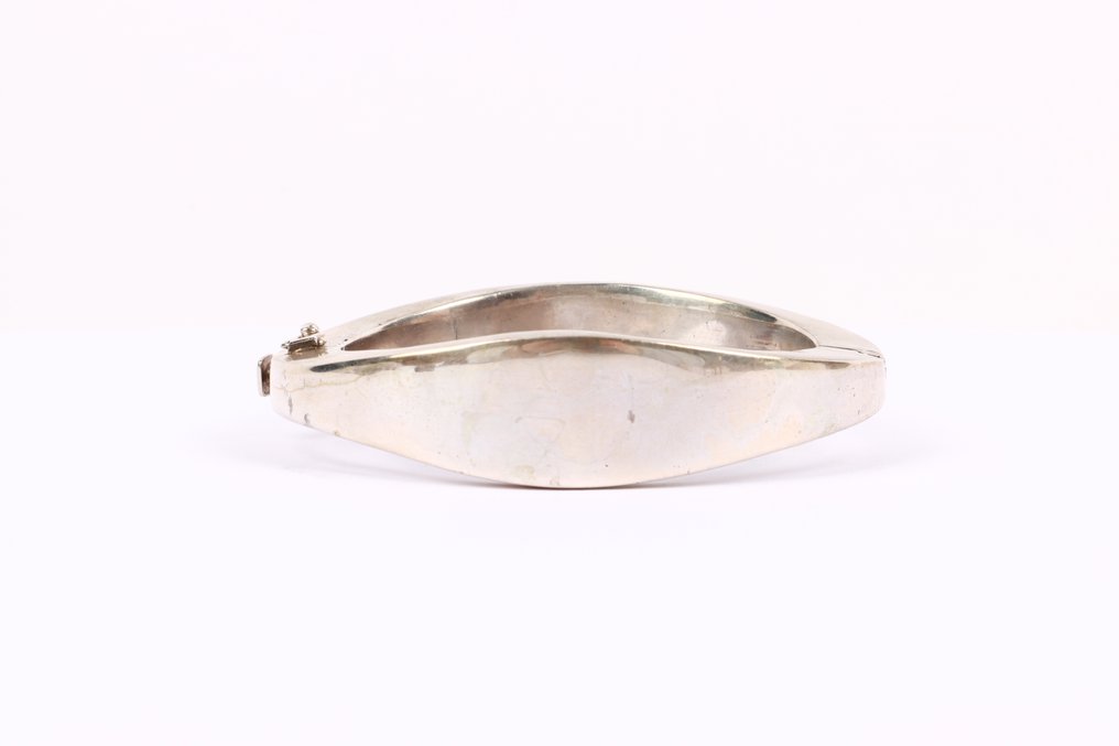 No Reserve Price - Bracelet Silver - Heavy bangle #4.3