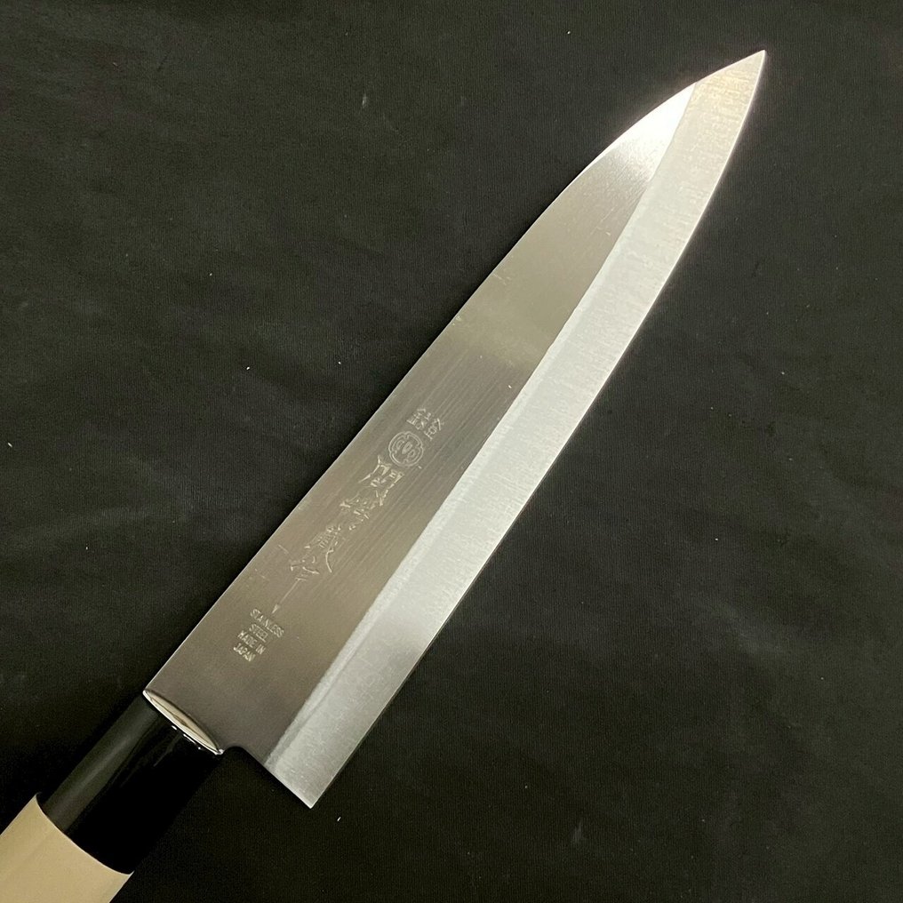 関鍛蔵作 - Μαχαίρι κουζίνας - Deba bōchō - WABOUCHOU - Χάλυβας, Ξύλο, Πλαστικό - Ιαπωνία - Μικρό μαχαίρι / μαχαίρι usuba #4.3