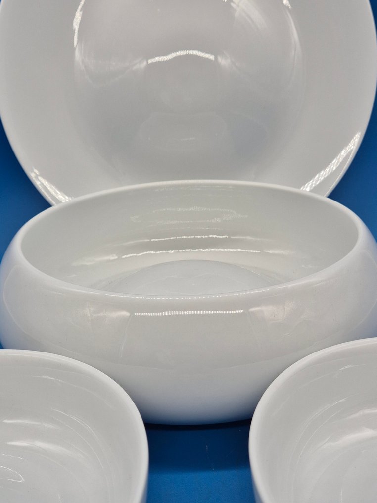 Middagsservis - Terence Conran – Weißes Porzellan-Servierset – 4-teilig, „Designed by Conran“ - Porslin #4.3