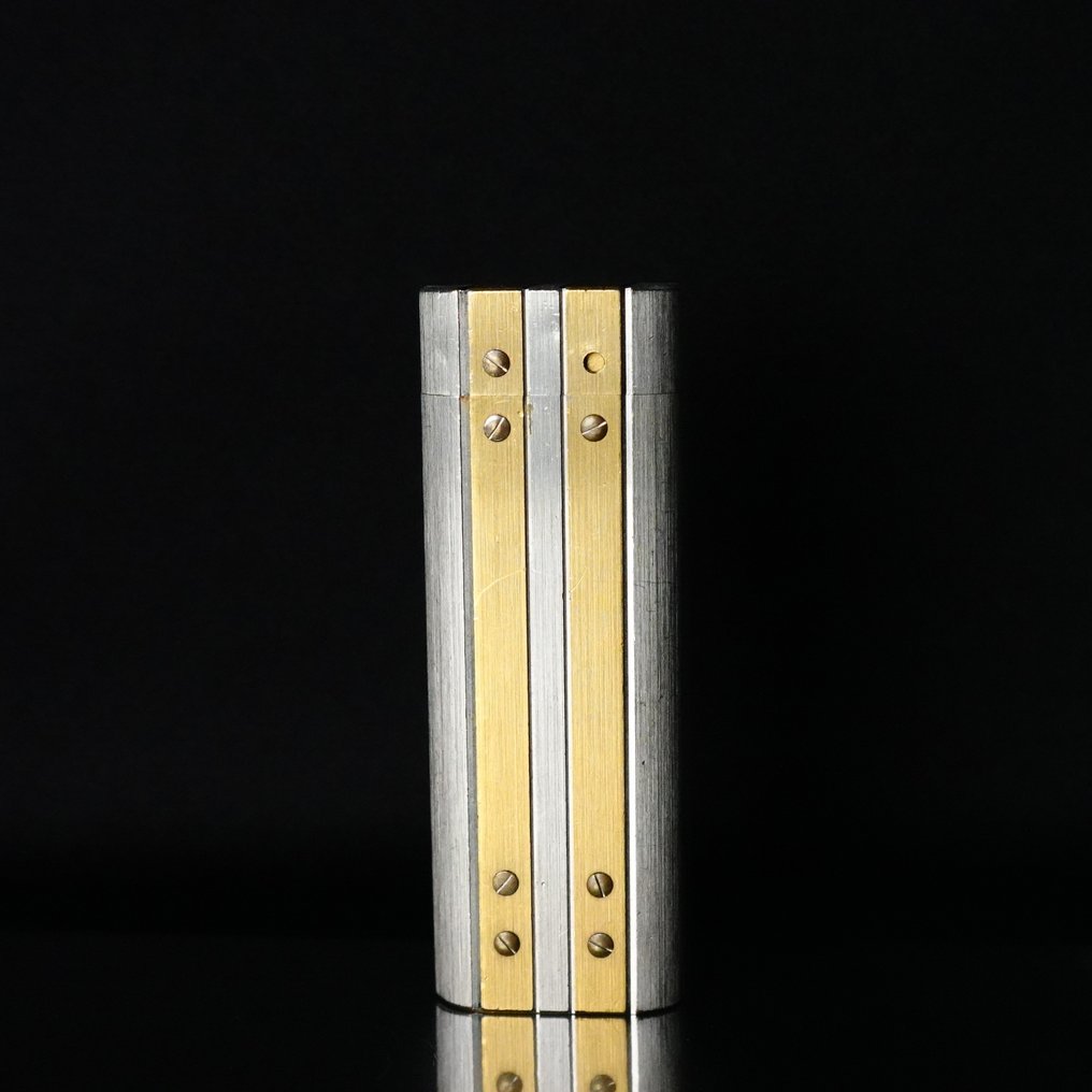 Cartier - Vintage Gas Lighter Santos - Sem preço de reserva - Isqueiro - Banhado a prata, Banhado a ouro #3.2