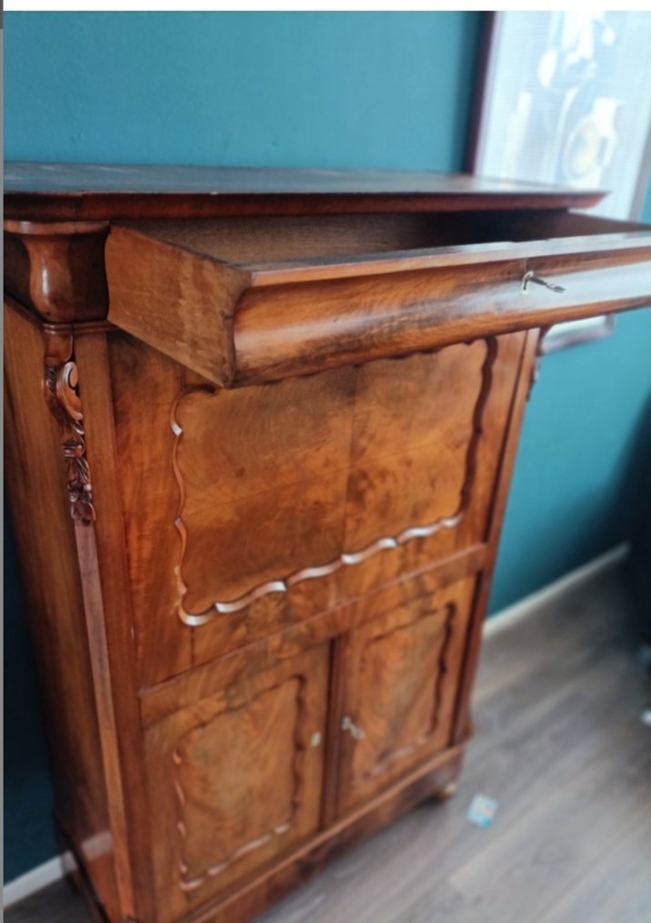 Schreibkommode - Mahagoni - Biedenmeier Secretaire #1.0
