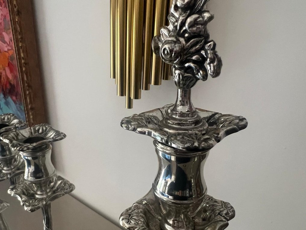 Valenti Spain - Candelabrum (2) - Ezüstözött #3.2