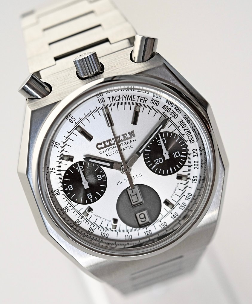 Citizen - Bullhead Chronograph Octagonal - No Reserve Price - 67-9356 - Men - 1970-1979 #2.1
