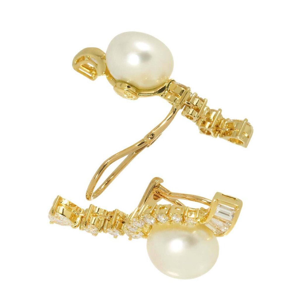 Mikimoto - Σκουλαρίκια - 18 καράτια Κίτρινο χρυσό #3.2