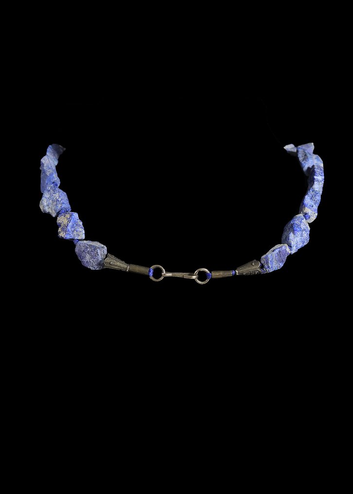 Δυτικά Ασιατικά Lapis Lazuli Μεγάλη κολιέ με χάντρες (χωρίς τιμή ασφαλείας) #1.0
