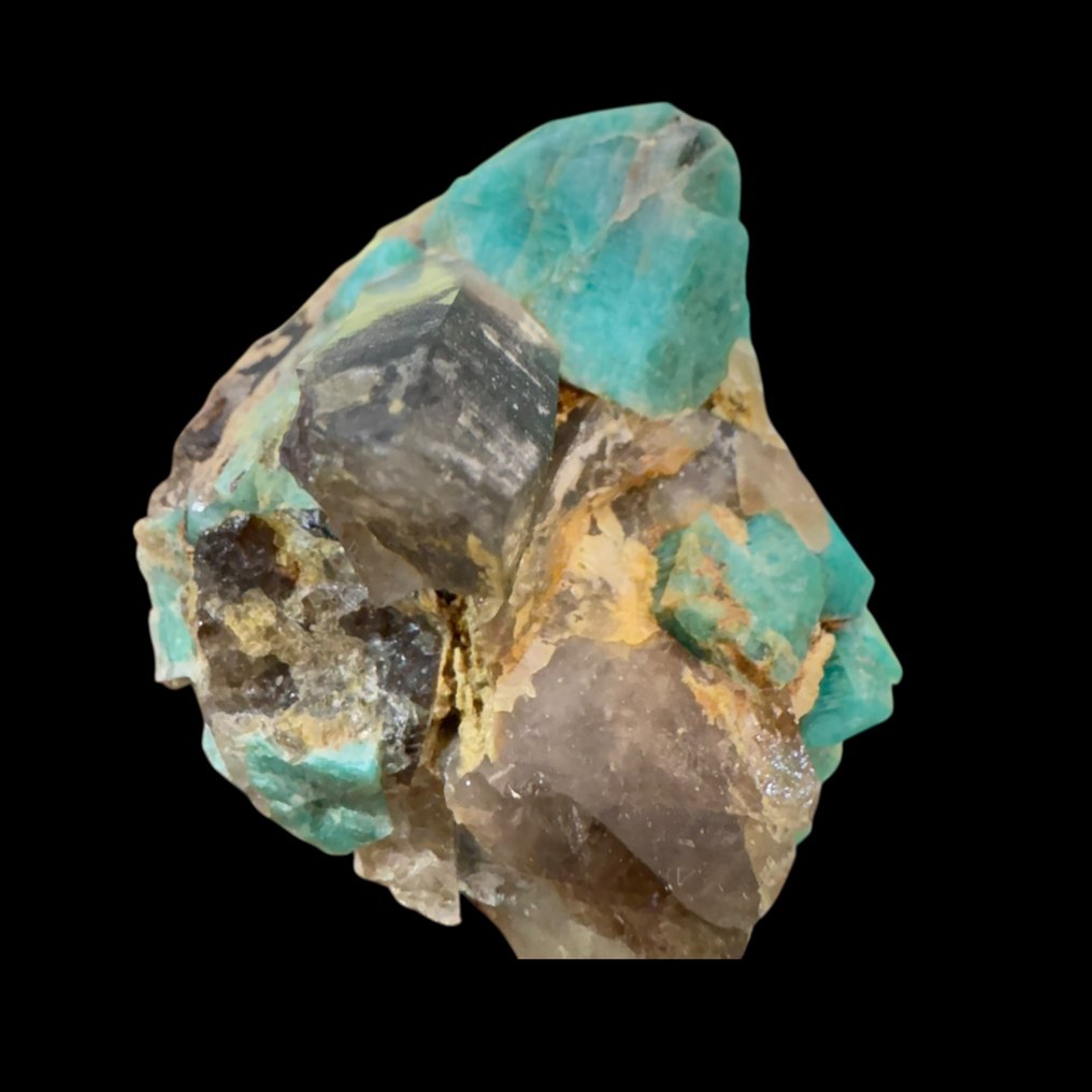 Amazonit kristaller - Höjd: 5 cm - Bredd: 5 cm- 100 g #1.0