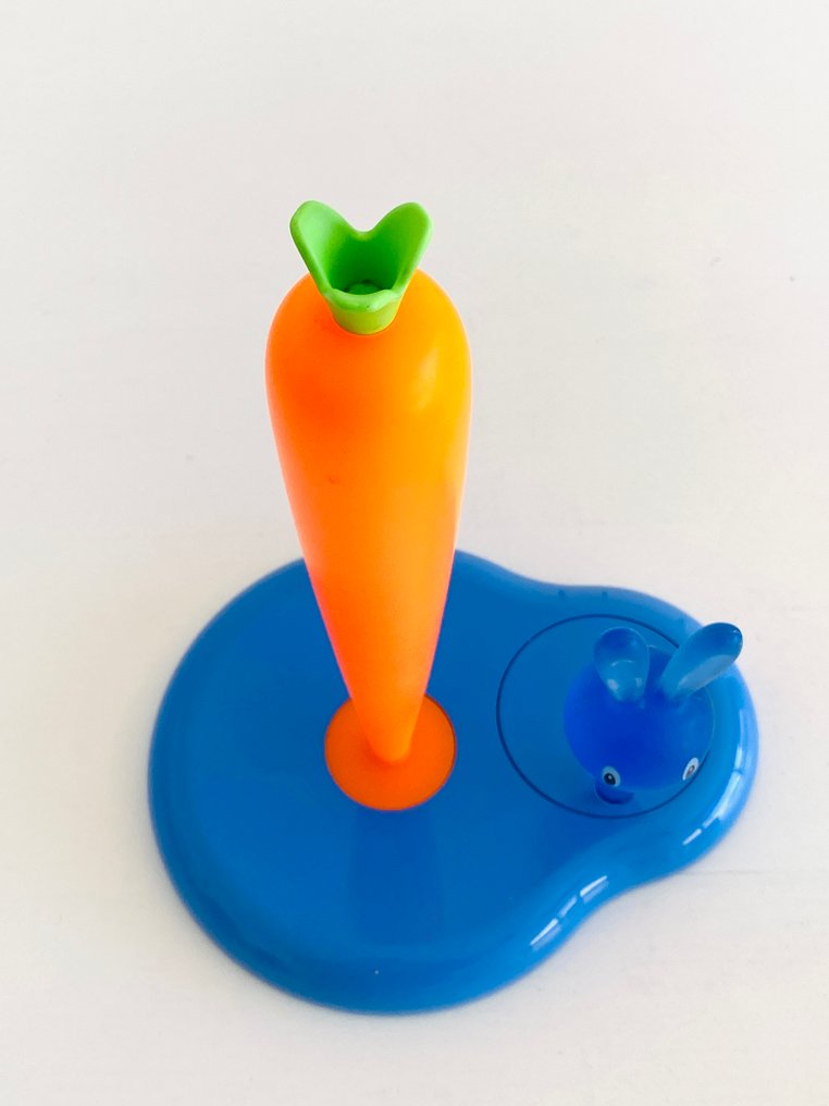 Alessi - Stefano Giovannoni - Pojemnik kuchenny - Zając i Marchew - Resina termoplastica #2.1