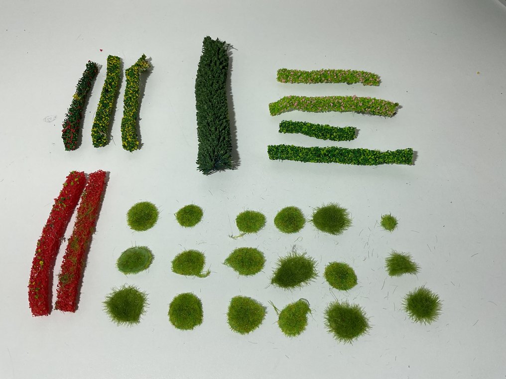 Heki, onbekende merken N, TT - Model train scenery (125) - Trees and scenery products for N scale railway #2.1