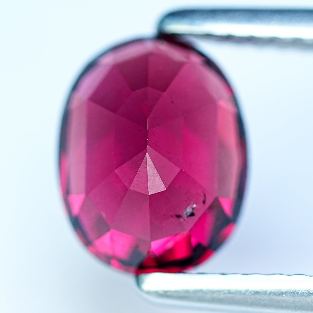 没有保留价 - 1 pcs 红色, 紫色 玫瑰榴石 - 3.66 ct - 国际有色宝石协会(ICA GemLab) - AAA 精细切割 未加热 #1.0