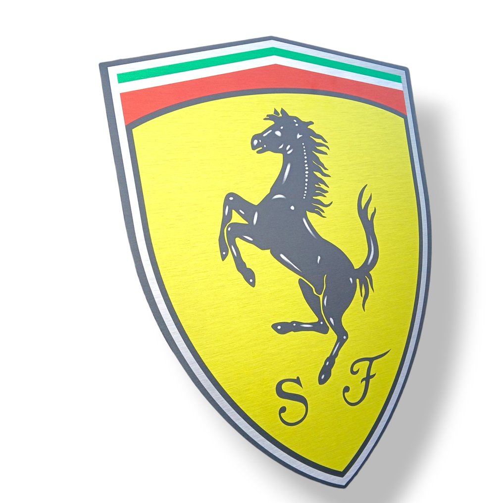 法拉利标志 - 标志 - FERRARI 标志 - 塑料, 铝 #3.2