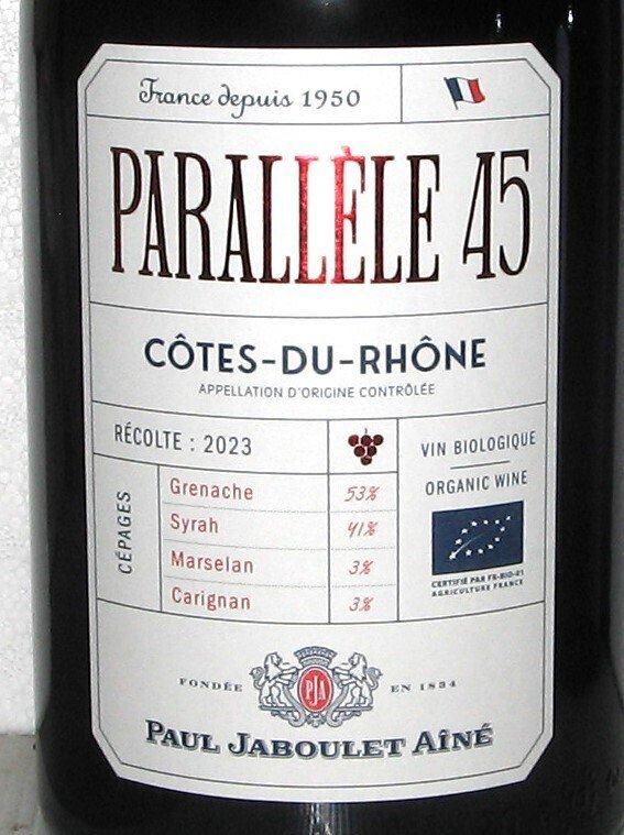 2020 Evidence de Caroline & Côtes du Rhône Parallèle 45 - Paul Jaboulet Ainé - Rhône - 6 Magnums (1.5L) #2.1