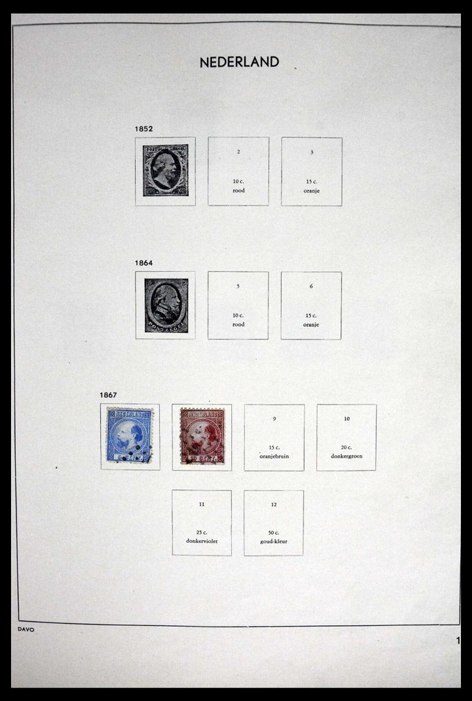 荷兰 1867/1985 - 荷兰收藏，收录于1867年的奢华 DAVO 相册！ #1.0