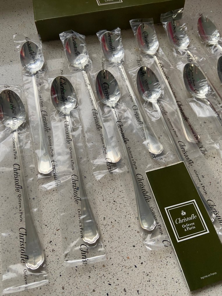 Christofle - 餐具套裝 (12) - Spatours - 鍍銀 - 长调酒匙 #2.1