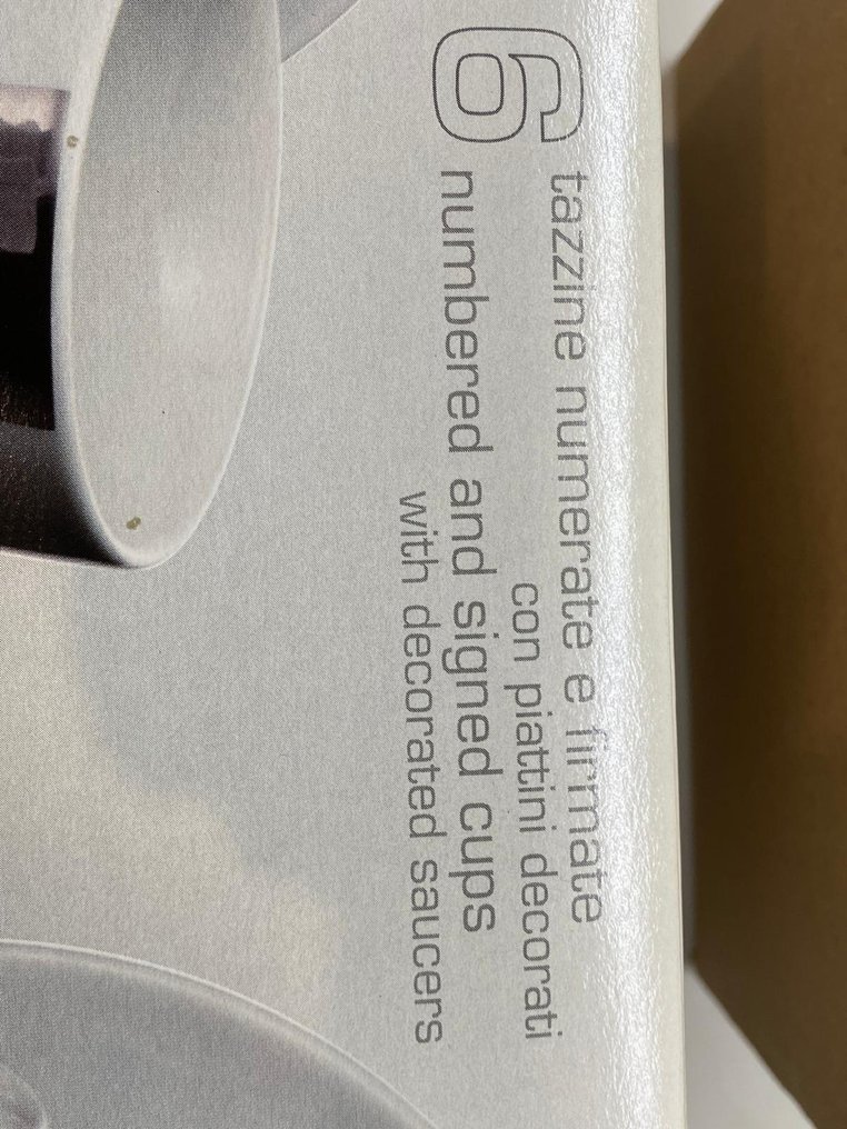 Rosenthal, Illy - Michelangelo Pistoletto - Coffee set (6) - Michelangelo Pistoletto - Porcelain #1.0