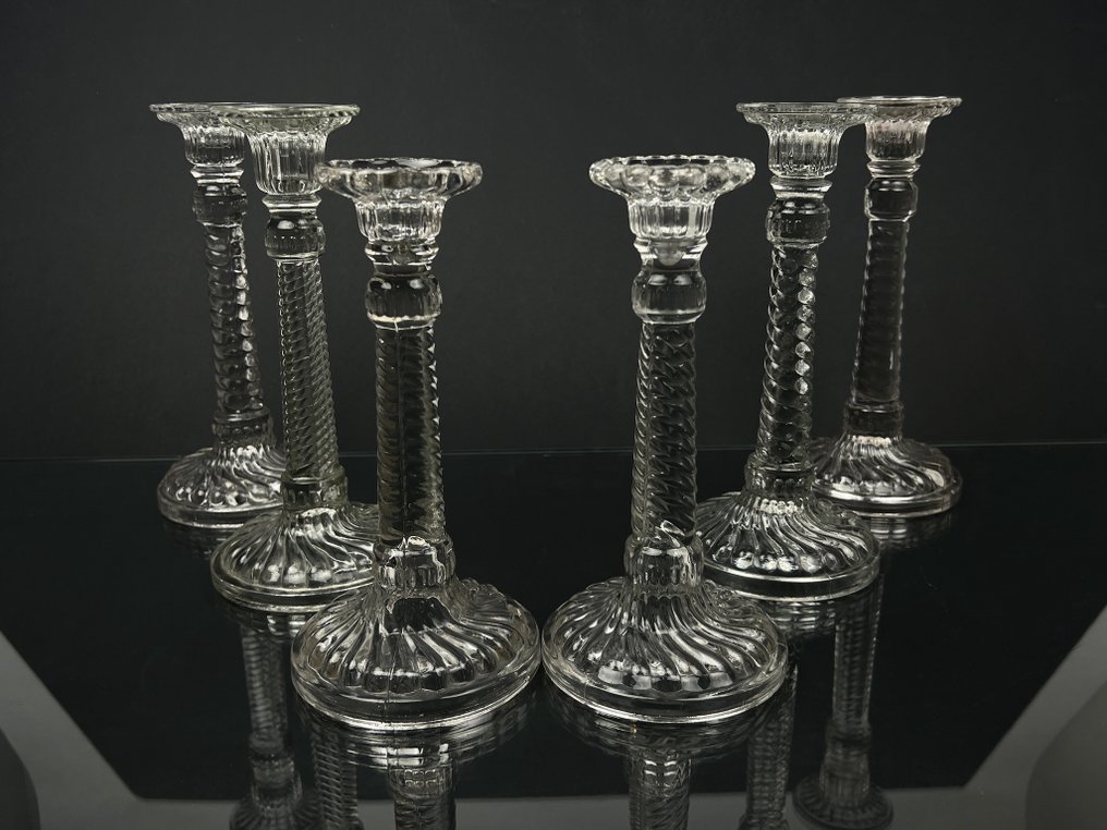 Durover - 烛台 艺术装饰风格的竹制 (6) - 玻璃 - 竹子扭 #3.2