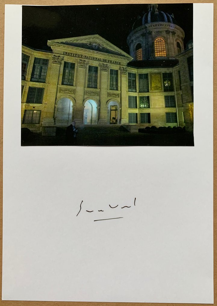 Simone VEIL (1927-2017) - Simone Veil envoi une photo de la tréception de Zao Wou Ki à l'Académie des Beaux-arts - 2004 #3.2