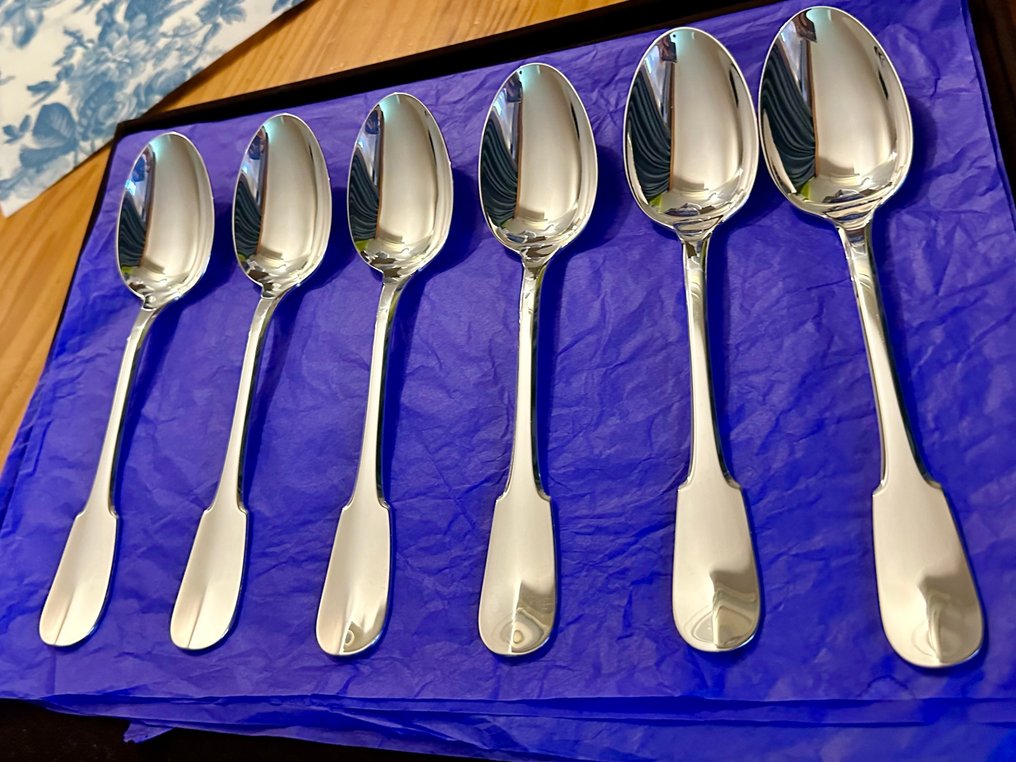 Christofle - Κουτάλι (6) - Κλούνυ - Επάργυρο - κουτάλες για σούπα #4.3