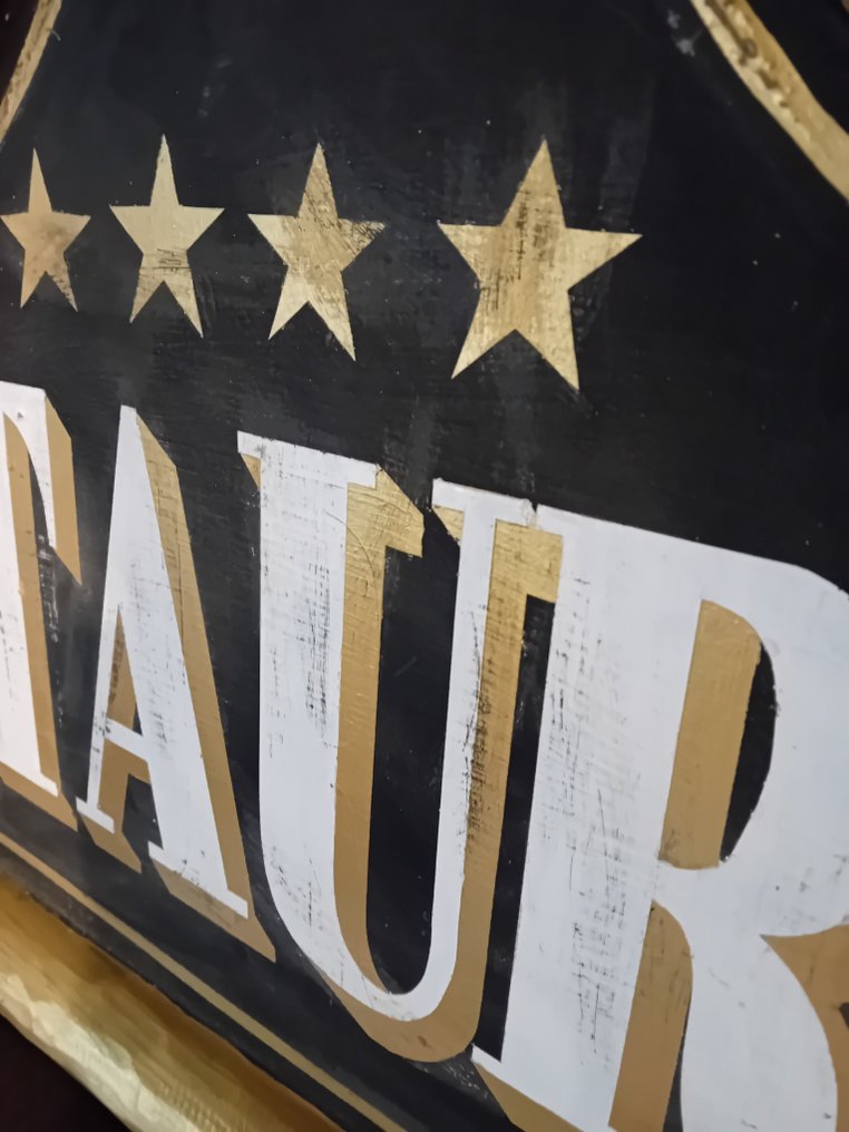 Enseigne Restaurant 4 étoiles - Διαφημιστική πινακίδα - Ξύλο #3.2