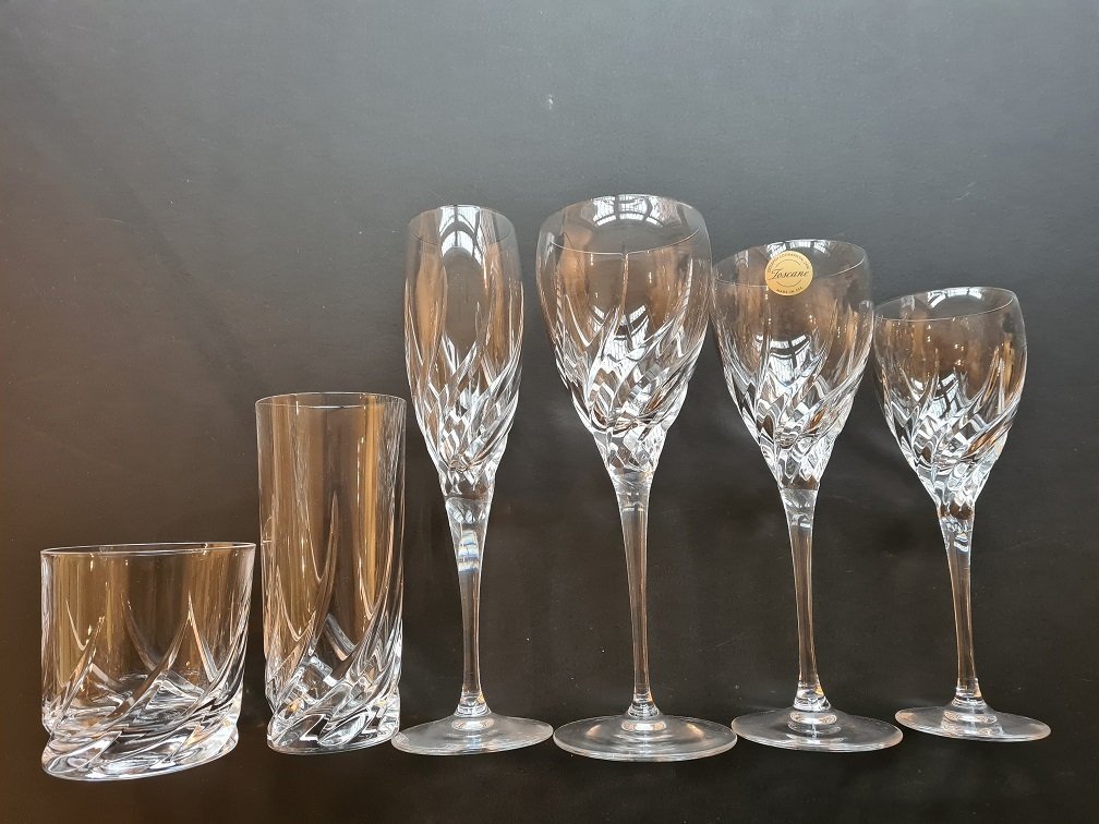 Conjunto de copos de bebidas diversas (40) - Toscane - Cristal #1.0