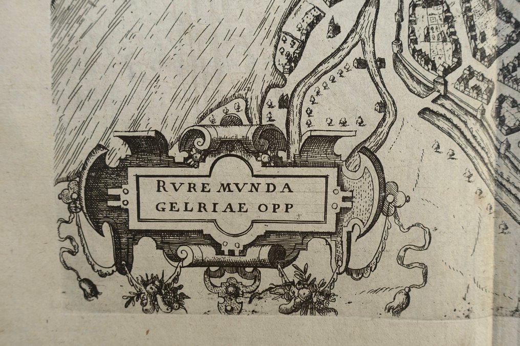 荷兰 - Roermond; L Guicciardini - Ruremunda Gelriae Opp - 1612 #2.1