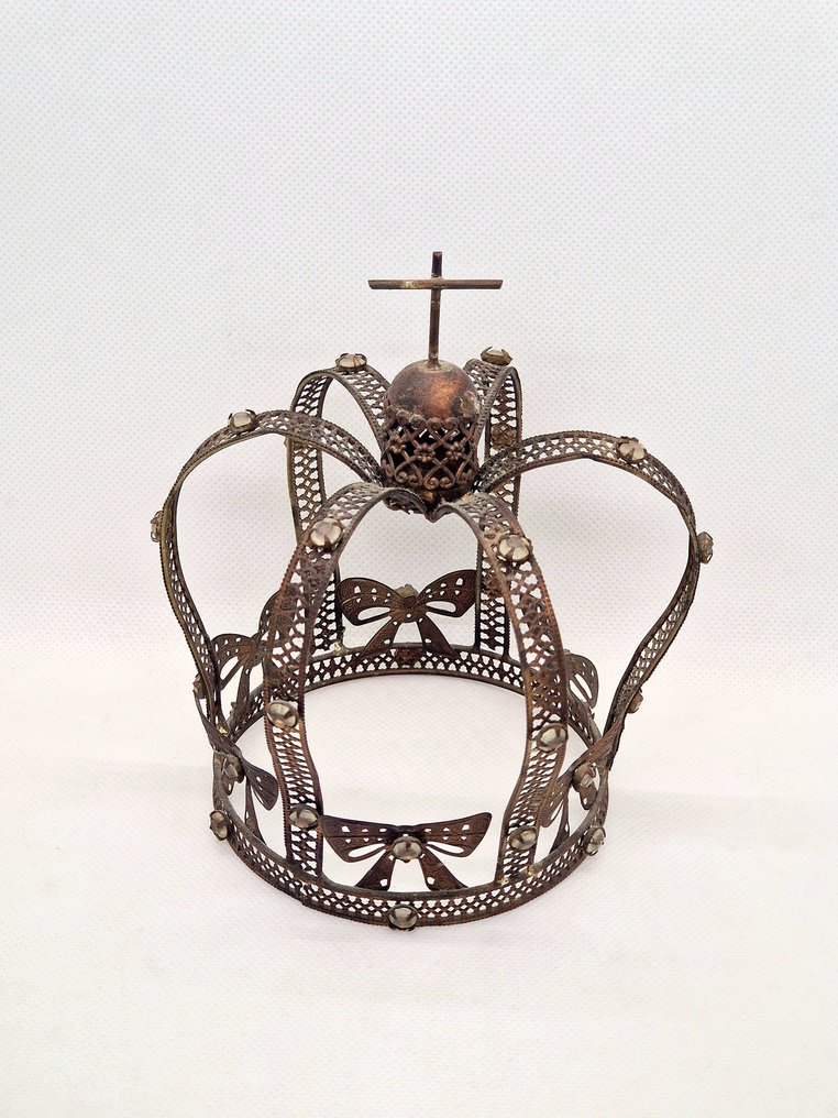 Ιερός σταυρός με Corona - Μεταλλική filigrana. - Στέμμα #2.1