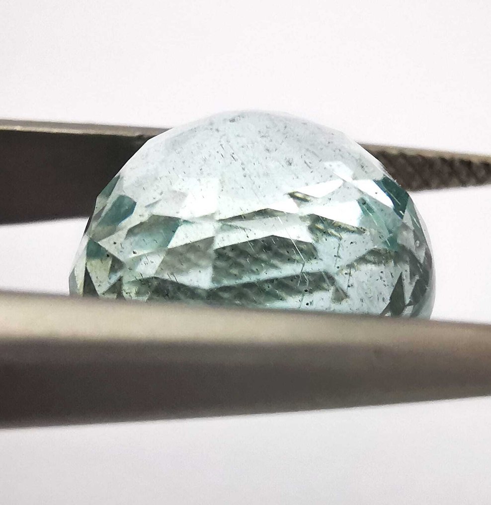 Bez ceny minimalnej
 Akwamaryn  - 5.15 ct - Antwerp Laboratory for Gemstone Testing (ALGT) - bardzo jasny niebieski #3.2