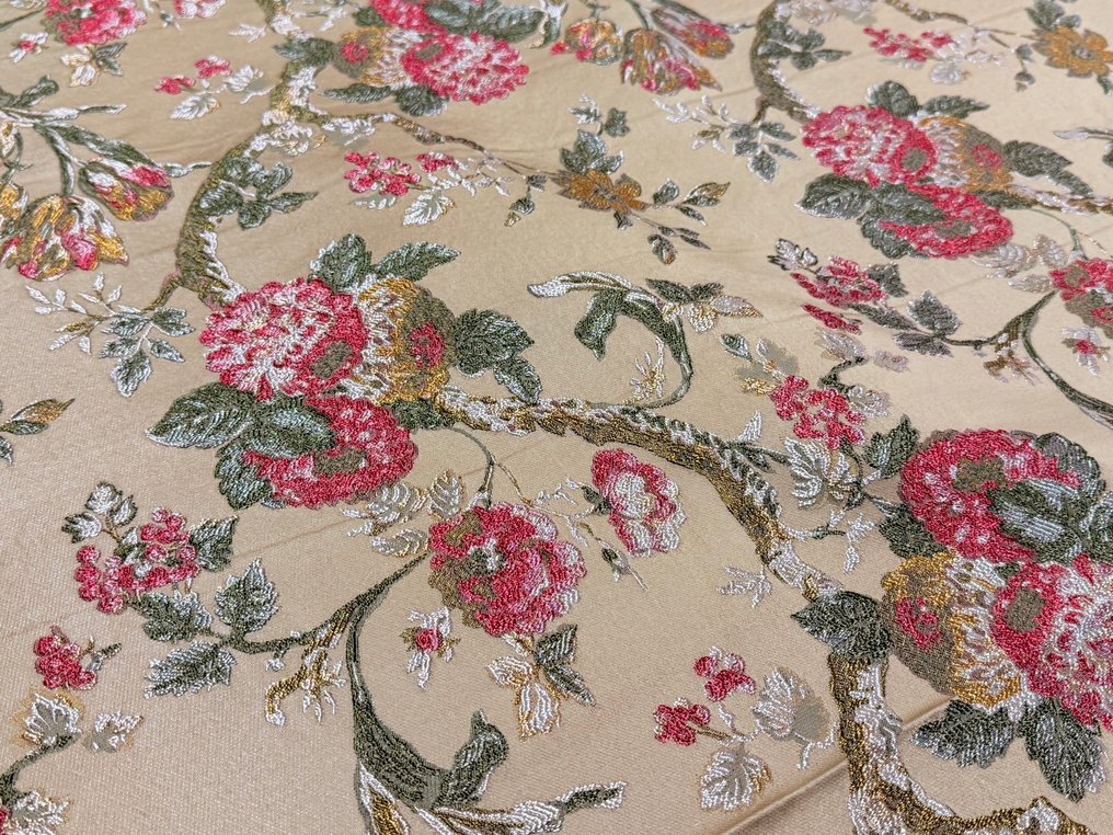 Verborgen tuin in zijde - Meubelstof  - 2.5 m - 1.4 m #4.3