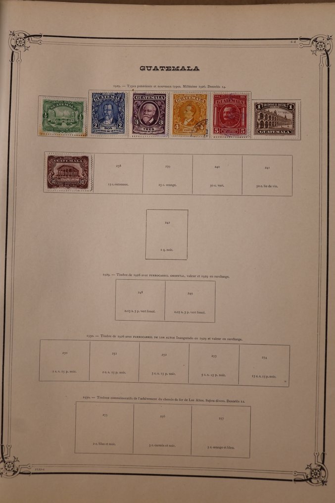 Κεντρική και Νότια Αμερική 1863/1954 - Συλλογή σε παλιό Yvert προτυπωμένο άλμπουμ. #1.0