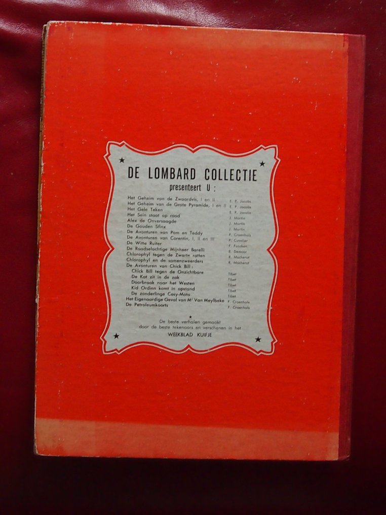 Alex - Lombard Collectie 29 C - De gouden sfinx - 1 Album - Első kiadás - 1956 #1.0