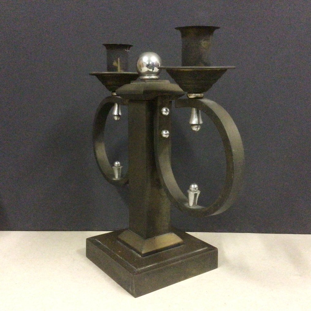 烛台 (2) - 锌合金、青铜、镀铬金属 #3.2