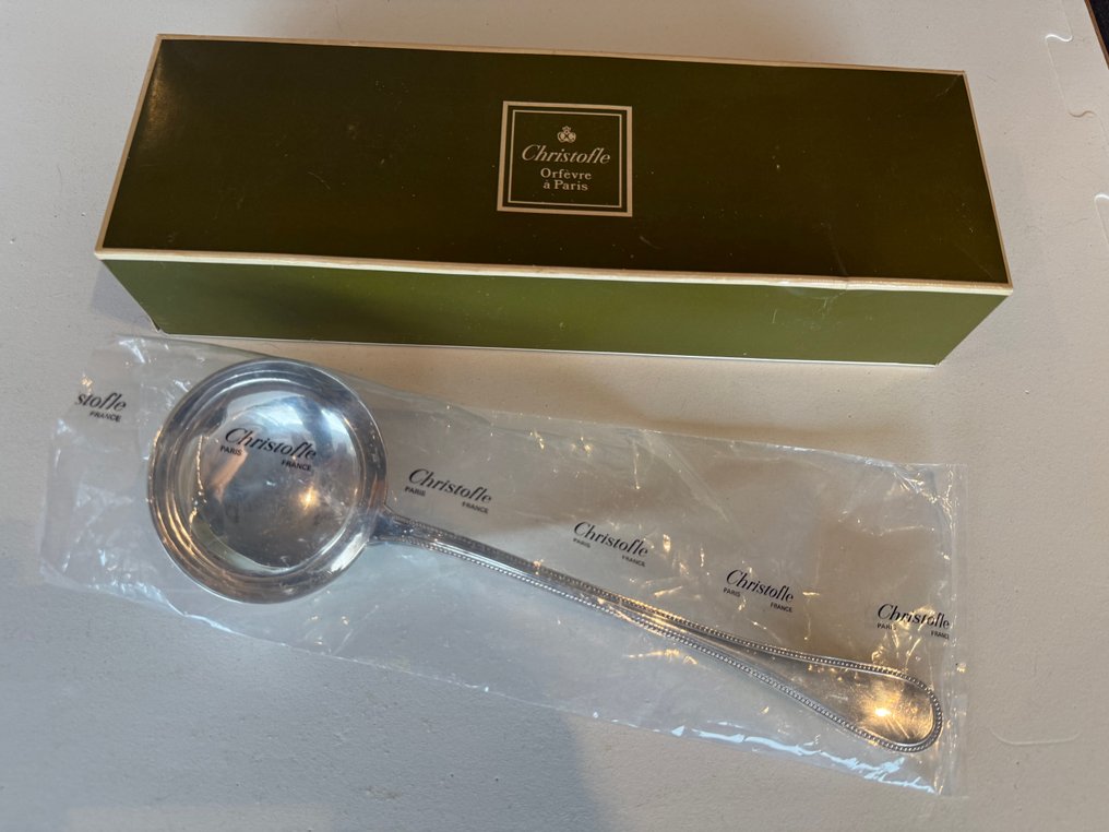 Christofle - Dinner set (7) - Perles - Silverplated - serving pieces #1.0