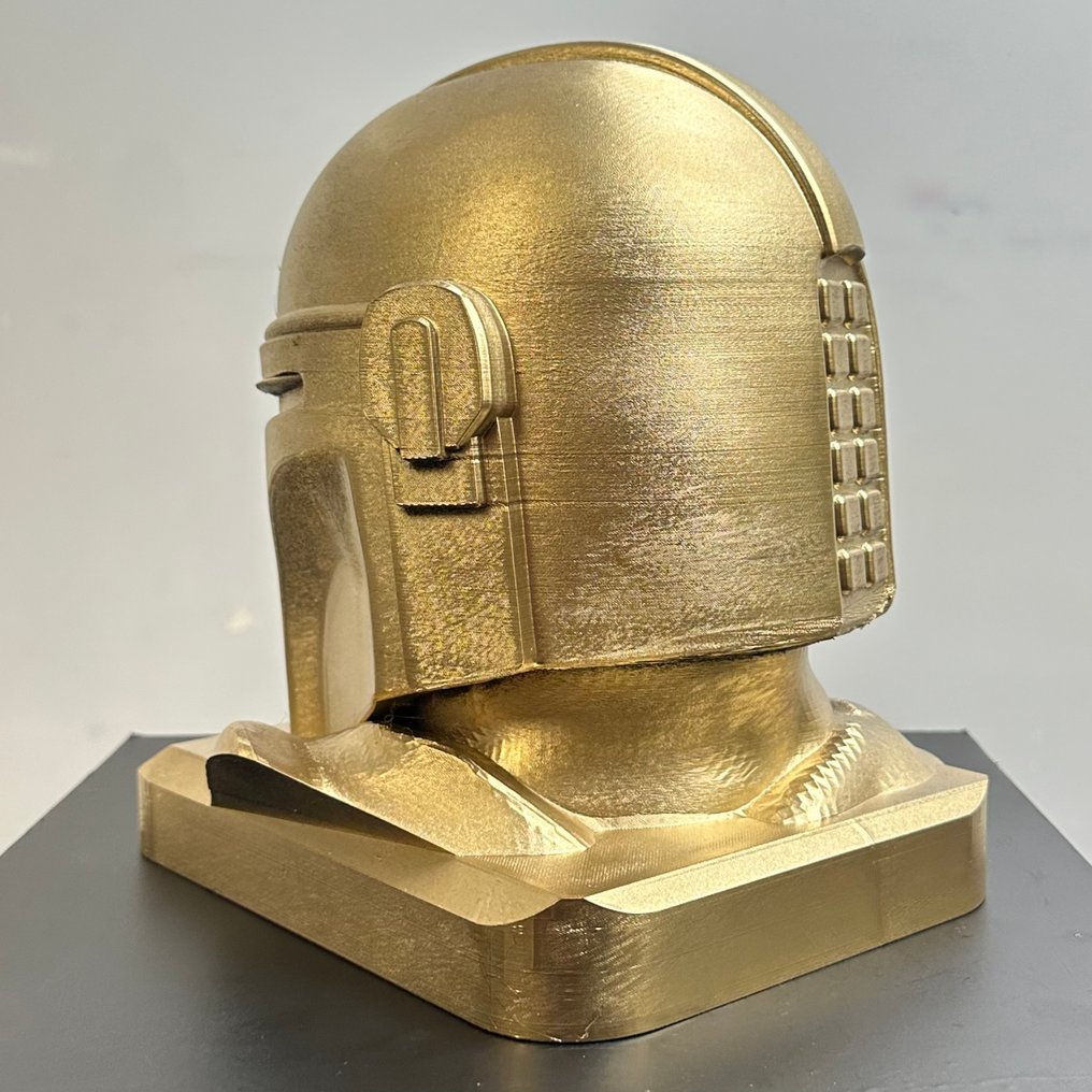 Daluxe Art - 1999 • Mandalorian Gold Edition Helmet #3.2
