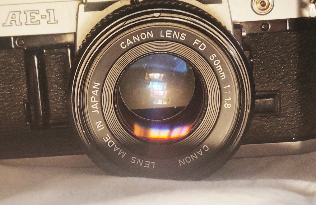 Canon AE-1 chrome + FD 1.8/50mm + documentatie | Single lens reflex camera (SLR) #3.2