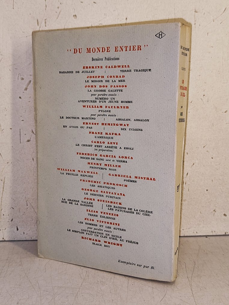 John Steinbeck / Louis Guillon - Les pâturages du ciel - 1948 #2.1