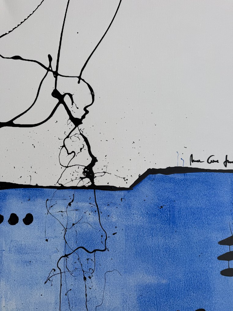 Laura Pinchete - Rayo en dualidad blanco y azul. XL. No Reserve #2.1