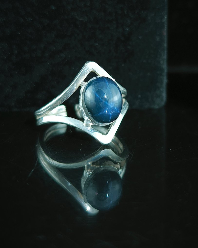 Star Sapphire - Silver - Amulet ring #1.0